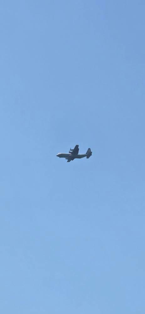 LebanonJets's tweet photo. 2nd #UnitedStates AirForce #USAF C-130 landed in Hamat AirBase north Lebanon this week- today was from Paphos as #CHROME47 unknown reg/hex cameras in Batroun on standby for departure around 4pm https://t.co/uJQZsNP8s5