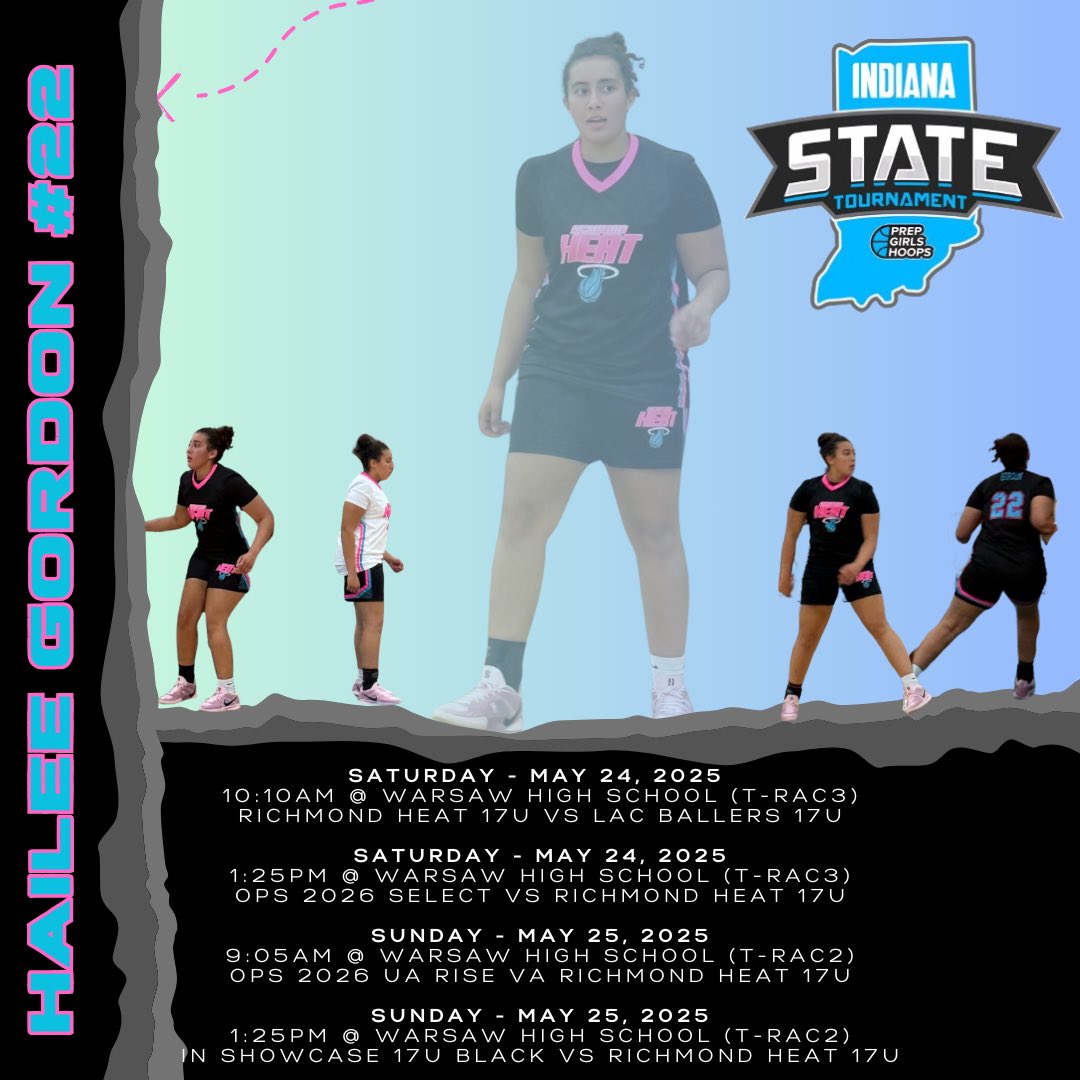 Hailee Gordon (@haileegordon30) on Twitter photo My schedule for this weekend at the Indiana State Tournament in Warsaw, IN. <a href="/RichmondHeat1/">RichmondHeat</a> <a href="/WoodfordGBB/">Woodford County High School Girls Basketball π</a> <a href="/PGHAkeem/">Akeem Webb</a> <a href="/alyxwhite_/">Alyx White</a> <a href="/riseupsports1/">Rise Up Sports Media</a> My schedule for this weekend at the Indiana State Tournament in Warsaw, IN. <a href="/RichmondHeat1/">RichmondHeat</a> <a href="/WoodfordGBB/">Woodford County High School Girls Basketball π</a> <a href="/PGHAkeem/">Akeem Webb</a> <a href="/alyxwhite_/">Alyx White</a> <a href="/riseupsports1/">Rise Up Sports Media</a>