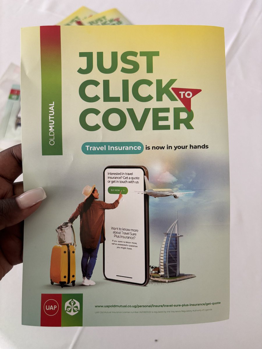 Shifframarvins1's tweet photo. Did you know you can now buy, renew, and manage your Travel and Motor Comprehensive Insurance, all online?
No queues. Just a few clicks via @UAPOldMutualUg’s platform.
Motor: https://t.co/AzZBU6Au3G
Travel: https://t.co/XfvRSUHxgJ
#JustClickToCover #TutambuleFfena https://t.co/frsarPbOFl