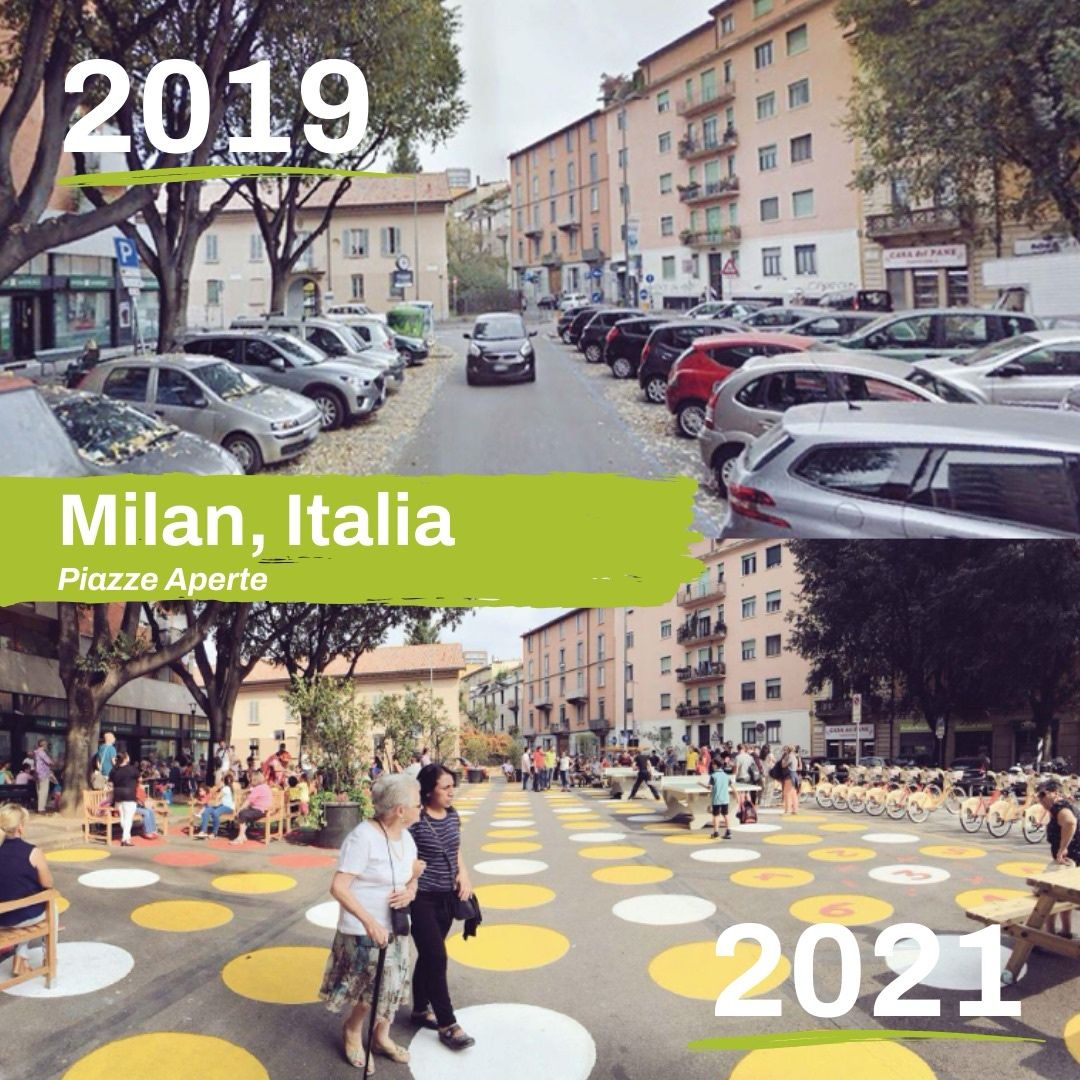 Urban Cycling Institute 🚲 (@fietsprofessor) on Twitter photo 'Plant flowers🪻. Put in tables🪑. Redirect cars🚗. Kids come out of school and parents are on benches talking. They can joke and play. We’re not closing streets to cars as much as opening them to people.'
—Demetrio Scopelliti on #PiazzaAperte in #Milan
(🖼️ by <a href="/UrbanizeHub/">UrbanizeHub</a>) 'Plant flowers🪻. Put in tables🪑. Redirect cars🚗. Kids come out of school and parents are on benches talking. They can joke and play. We’re not closing streets to cars as much as opening them to people.'
—Demetrio Scopelliti on #PiazzaAperte in #Milan
(🖼️ by <a href="/UrbanizeHub/">UrbanizeHub</a>)