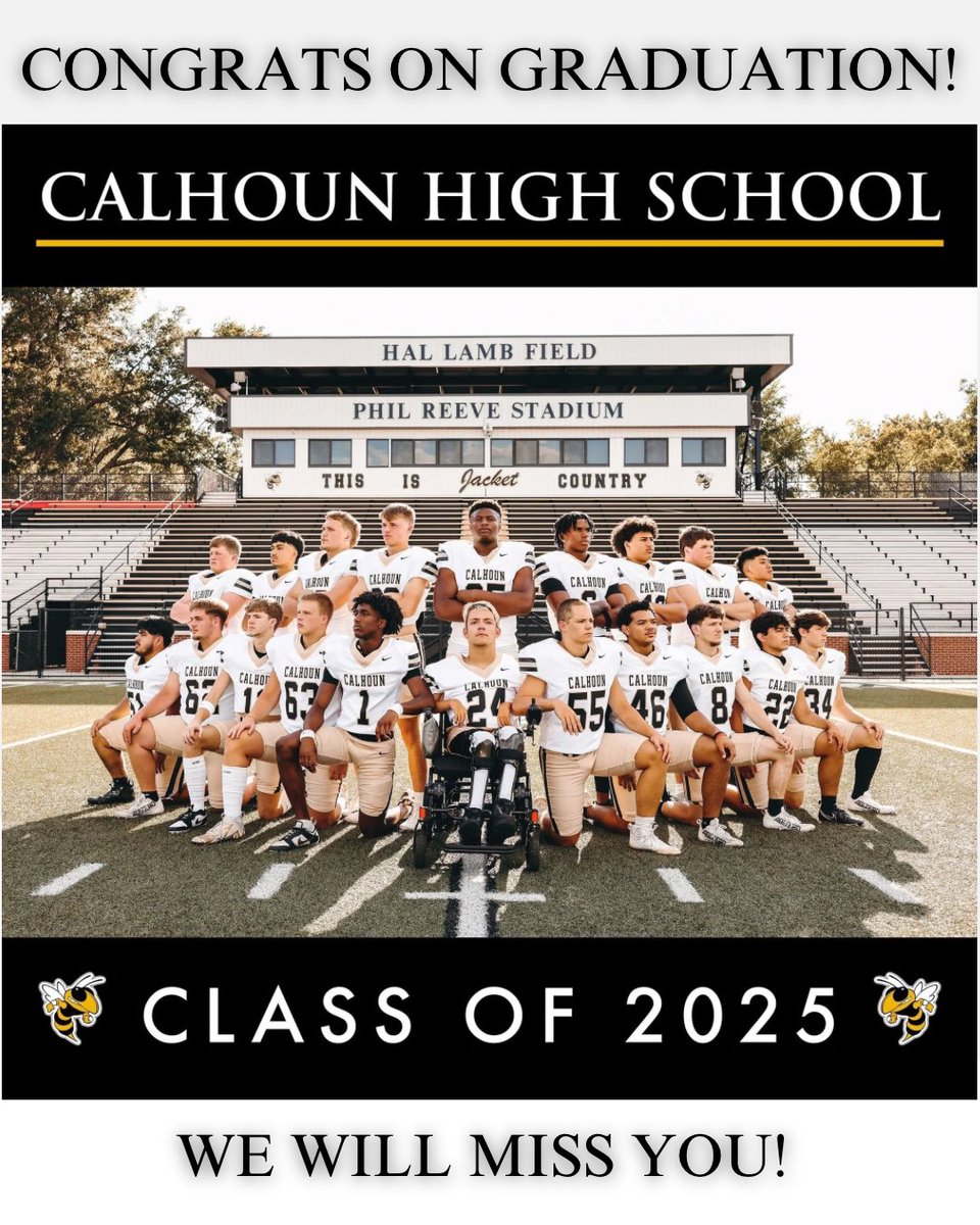 This class is very special…

Freshman year, they played in a State Championship.

Senior year, they win a State Championship!

Going to miss this group!

#WACForever
