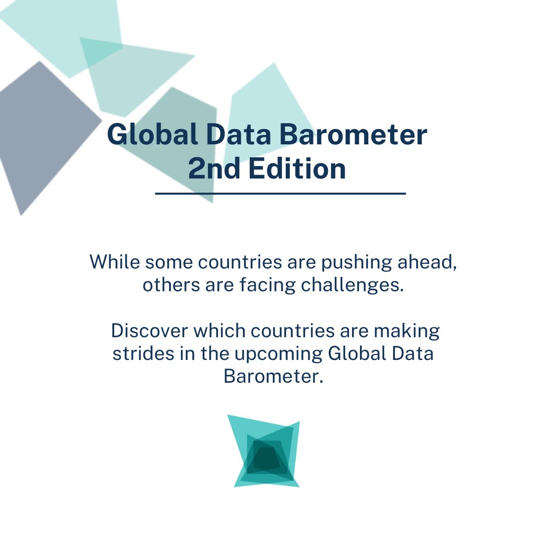 databarometer's tweet image. Some countries are showing progress, while others are facing challenges.

Find out where your country stands in the second edition of the #GlobalDataBarometer.

Don&apos;t miss the launch on May 29, 2025.
#GDB2025 #OpenGovWeek #DataPolicy