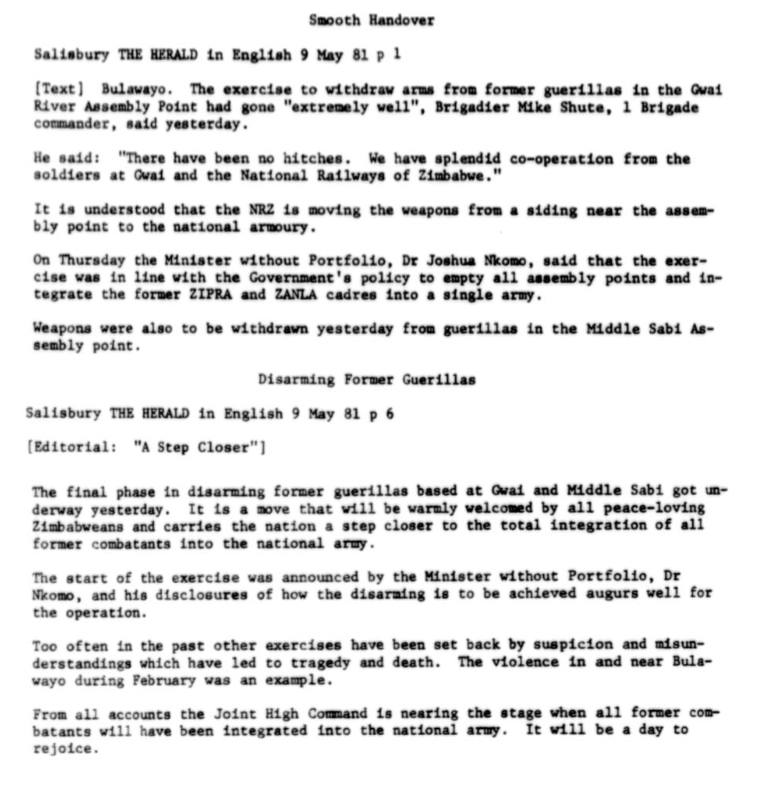 After all this they accused Nkomo of plotting a coup 

ZANU PF is full of it

One must NEVER trust Zanu PF

May 1981

<a href="/Gagu70669111/">Lizwelethu</a> 
<a href="/zenzele/">Zenzele</a> 
<a href="/njabulodhlamin3/">njabulo dhlamini</a> 
<a href="/Ga58194222/">His Lordship!!</a> 
<a href="/Phidze72/">Phillip J Maswanhise</a> 

...