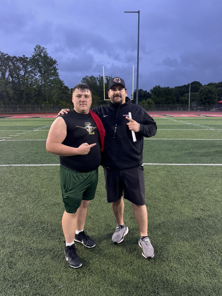 Had a great day at <a href="/VulcanFootball/">California (PA) Vulcan Football</a> camp yesterday loved the energy and the staff had a great time thanks <a href="/CoachPapley/">Tony Papley</a> for teaching me things and helping me perfect my craft