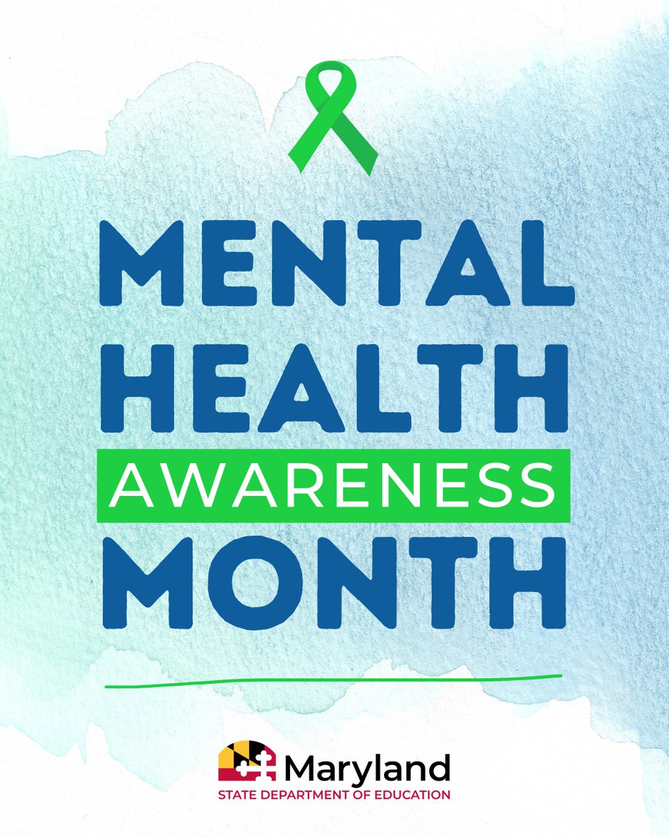 MdPublicSchools's tweet photo. Spring is in full bloom, and with it comes #MentalHealthAwarenessMonth! 🌷💚 

Remember to prioritize your mental well-being with self-care practices that foster positivity and resilience. Check out this resource from the Maryland School Mental Health Response Program for simple self-care strategies: https://t.co/Teuv5AUWbw.