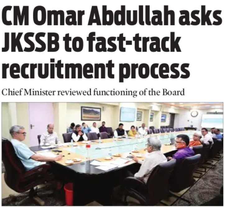 I had not intended to post about the reservation issue until the Cabinet Sub-Committee had submitted its report but today <a href="/GreaterKashmir/">Greater Kashmir</a> carried a story about the Chief Minister’s direction to JKSSB to "fast track" recruitment, brushing aside pending concerns, and it became