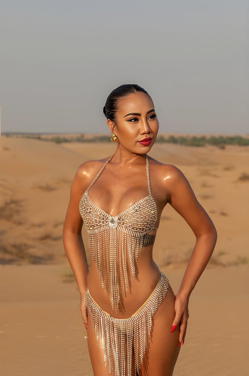 FernieWarisa's tweet photo. Can you look away from my gorgeous look!?😘🏜️🐪☀️ https://t.co/FvwQQVcWpx