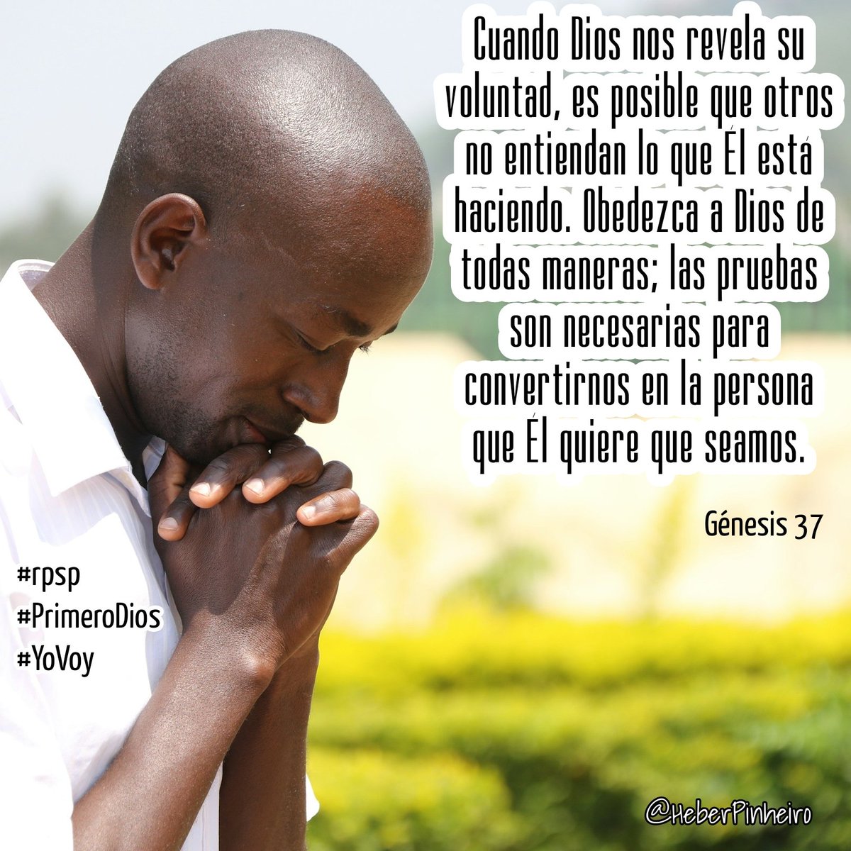 Gén 37 Comienza la historia de José, que se extenderá hasta el final del libro de Génesis. Es también el comienzo de una historia de luchas, pruebas y desafíos. Dios fue manifestándose permanentemente a cada paso de fe que daba José #rpsp #PrimeroDios #YoVoy
