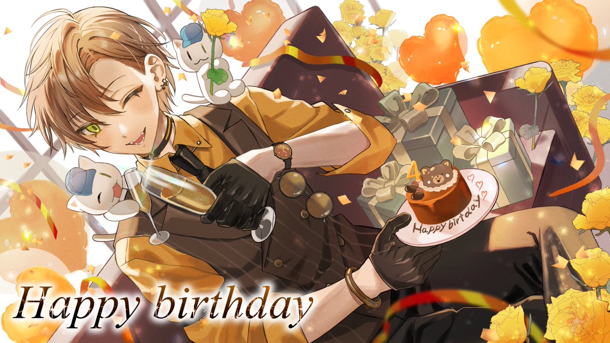 Yucco_Purr's tweet image. Happy birthday!!🐱🧡🎉
#AlbanGraphics
#AlbanKnoxArt
#Albanbirthday2025