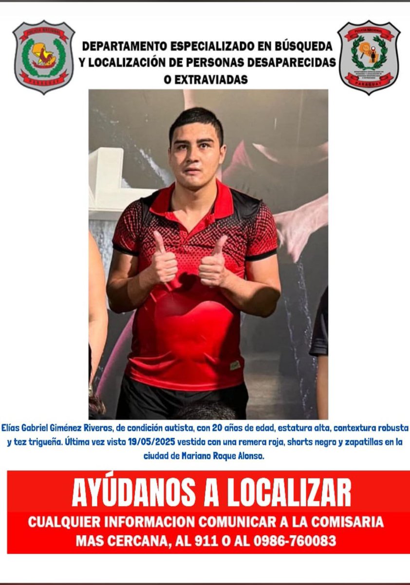 Hay una familia destrozada ante esta situación. Por favor ayúdenos con la difusión y que Elias vuelva con su madre. <a href="/AM_1080/">Monumental AM 1080</a> <a href="/menchibarriocan/">mercedes barriocanal</a> <a href="/oscar_marandu/">Oscar H. Acosta C.</a> <a href="/Santula/">Santiago González</a> <a href="/fitoca7/">Fito Cabral</a> <a href="/LuisBareiro/">Luis Bareiro</a> <a href="/UltimaHoracom/">Última Hora</a> <a href="/mengoboccia/">Alfredo Boccia</a>