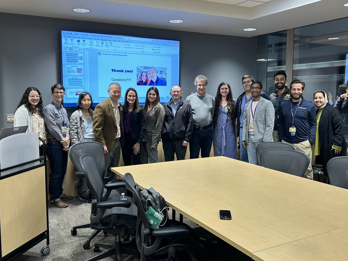 Thanks to <a href="/AmCollegeGastro/">ACG</a>  for allowing us to host the intrepid <a href="/AmyOxentenkoMD/">Amy Oxentenko MD</a> We all benefitted from her visit!