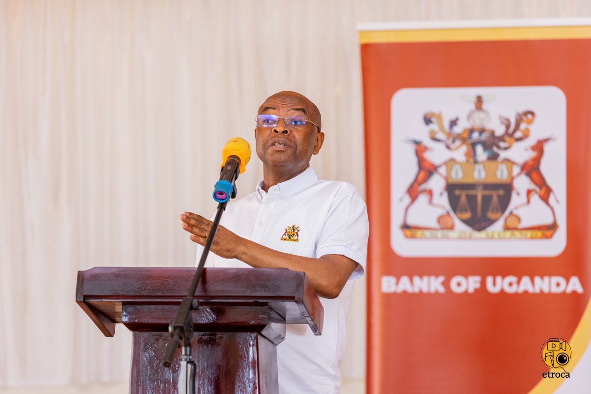 Etroca (@etroca_) on Twitter photo Prof. <a href="/ProfNuwagaba/">Prof. Nuwagaba Augustus</a> , Deputy Governor, Bank of Uganda at the <a href="/BOU_Official/">Bank of Uganda</a> Town hall in Bushenyi.
Prof. Nuwagaba emphasized that macroeconomic policy must always translate into meaningful outcomes for households, farmers, business owners, and communities.
📸- <a href="/Etroca_/">Etroca</a> Prof. <a href="/ProfNuwagaba/">Prof. Nuwagaba Augustus</a> , Deputy Governor, Bank of Uganda at the <a href="/BOU_Official/">Bank of Uganda</a> Town hall in Bushenyi.
Prof. Nuwagaba emphasized that macroeconomic policy must always translate into meaningful outcomes for households, farmers, business owners, and communities.
📸- <a href="/Etroca_/">Etroca</a>