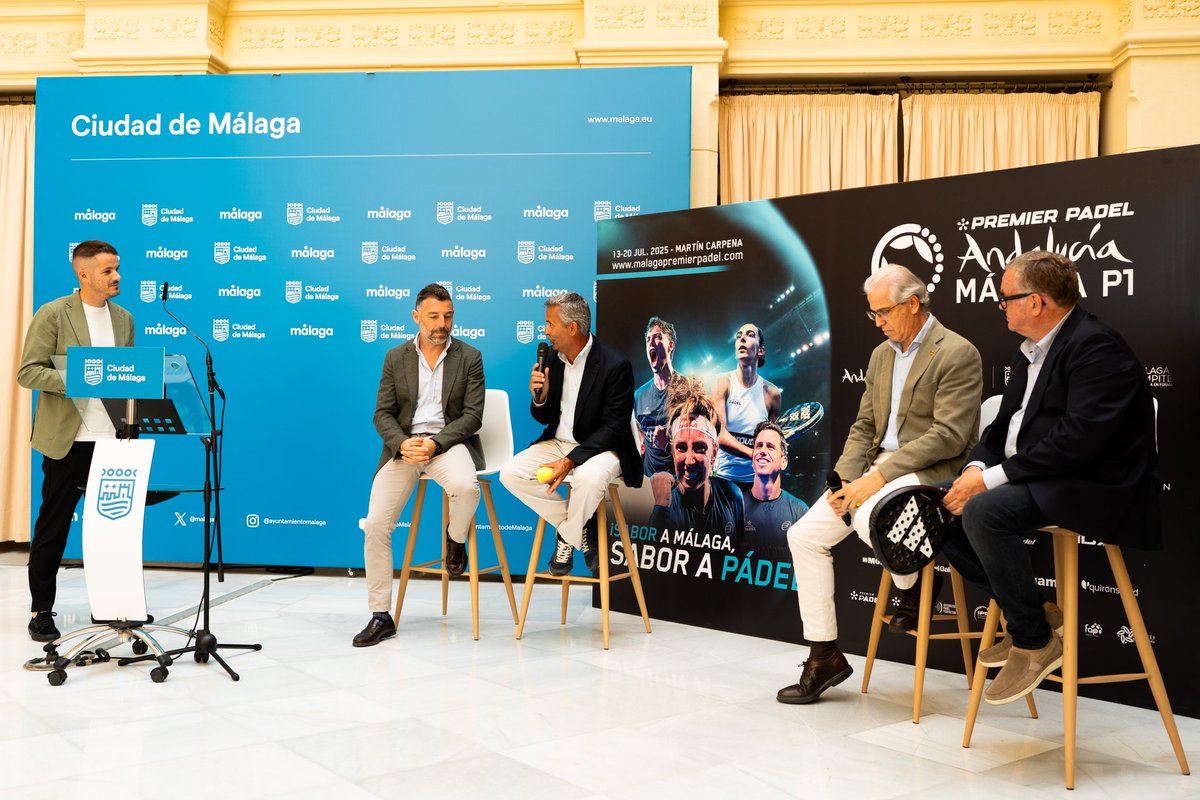 Andalucía Málaga Premier Padel P1 (@malagapremier) on Twitter photo Presentación oficial ✅
El Patio de Banderas del Ayuntamiento de Málaga ha acogido el primer acto oficial del Andalucía Málaga Premier Padel 2025 👋🏼
Gracias <a href="/DeporteAND/">Andalucía es Deporte</a>, <a href="/malaga/">Ciudad de Málaga</a>, <a href="/DeportesDipMlg/">Diputación de Málaga es Deporte</a>, <a href="/padelfederacion/">FEP</a> y <a href="/faponline/">Fed. Andaluza Pádel</a>.
#AndalucíaMálagaPremierPadelP1 Presentación oficial ✅
El Patio de Banderas del Ayuntamiento de Málaga ha acogido el primer acto oficial del Andalucía Málaga Premier Padel 2025 👋🏼
Gracias <a href="/DeporteAND/">Andalucía es Deporte</a>, <a href="/malaga/">Ciudad de Málaga</a>, <a href="/DeportesDipMlg/">Diputación de Málaga es Deporte</a>, <a href="/padelfederacion/">FEP</a> y <a href="/faponline/">Fed. Andaluza Pádel</a>.
#AndalucíaMálagaPremierPadelP1