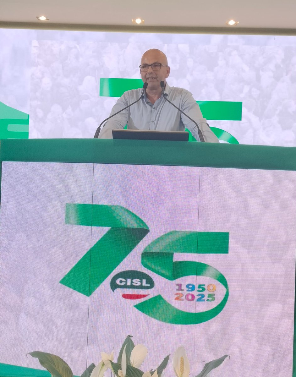 XIV Congresso #CislPuglia, si celebrano i 75 anni della #Cisl con un video dedicato al nostro fondatore #GiulioPastore. Poi una testimonianza di #partecipazione dei lavoratori in una cooperativa e il contributo di <a href="/Confindustria/">Confindustria</a> Puglia
#ilcoraggiodellapartecipazione