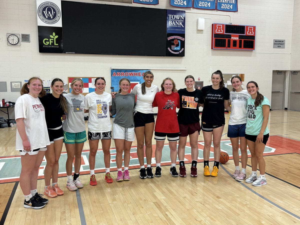 Wisconsin Lakers (@wisconsinlakers) on Twitter photo In the gym with our kids last night
Current D1's
<a href="/elliana_mk/">Ellie Magestro Kennedy</a> Wright State
<a href="/SamzBella/">Bella Samz</a> Youngstown
<a href="/Paulina_Hern24/">Paulina Hernandez</a> Youngstown
<a href="/GrocholskiGrace/">Grace Grocholski</a> Minnesota
<a href="/TeaganMallegni/">Teagan Mallegni</a> Iowa
<a href="/Luci_Jensen24/">Luci Jensen</a> NotreDame
2025's signed
<a href="/maddy_jensen11/">Maddy Jensen</a> Air Force
<a href="/AmyTerrian/">Amy Terrian</a> <a href="/AnnaTerrian32/">Anna</a> Michigan State In the gym with our kids last night
Current D1's
<a href="/elliana_mk/">Ellie Magestro Kennedy</a> Wright State
<a href="/SamzBella/">Bella Samz</a> Youngstown
<a href="/Paulina_Hern24/">Paulina Hernandez</a> Youngstown
<a href="/GrocholskiGrace/">Grace Grocholski</a> Minnesota
<a href="/TeaganMallegni/">Teagan Mallegni</a> Iowa
<a href="/Luci_Jensen24/">Luci Jensen</a> NotreDame
2025's signed
<a href="/maddy_jensen11/">Maddy Jensen</a> Air Force
<a href="/AmyTerrian/">Amy Terrian</a> <a href="/AnnaTerrian32/">Anna</a> Michigan State