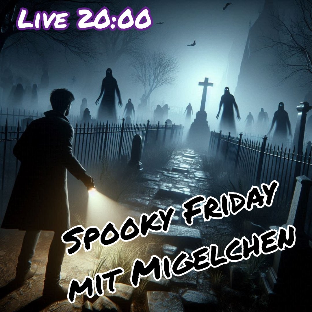 Moin, heute ab ca. 20 Uhr geht es im Spooky Friday mit ein wenig Indie-Horror weiter und wir beenden Out of Sight! 👻 *PLÜM* 

Twitch:
twitch.tv/migelchen  

#twitch #horror #Spooky #Migelchen #Indie #Deutschland #TwitchDE #DasNettWerk #powerconnect #germany