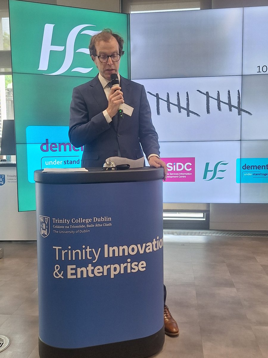 The National Dementia Services clinical lead Sean O'Dowd welcomed the commencement of the Registry &amp; how it will offer exciting opportunities for research on many aspects of dementia care &amp; how we can improve the health &amp; wellbeing of people living with dementia &amp; their families