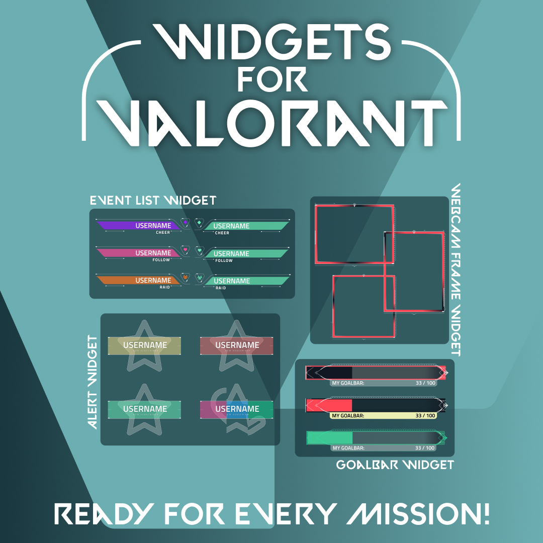 Go full clutch mode with OWN3D Pro.
Get 4 brand-new widgets for Valorant – included inside the OWN3D Pro subscription!

🟥 Alerts
🔵 Goal Bar
🟡 Event List
🟩 Webcam Frame

Ready to lock in? store.own3d.pro/en/collection/…