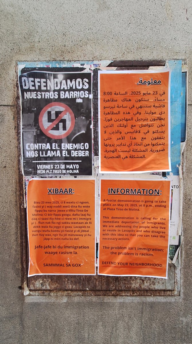 Llamamos a la solidaridad antifascista, contra el discurso de odio de la extrema derecha y contra las opresiones de clase, género y raza. Los golpes al sistema deben ser certeros e integrales. 

Madrid para todas. ¡No pasarán!