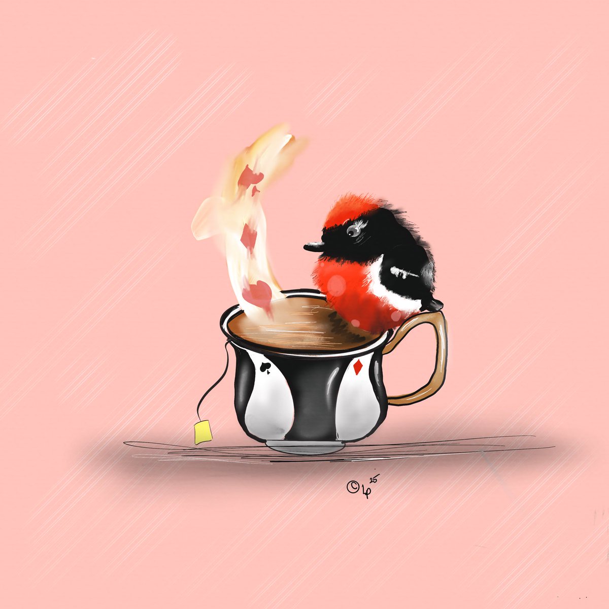 caseybella3's tweet photo. Happy Friday Everyone!! 🥳 … This week’s #Colour_Collective is #Tractor #CCFirstAndLast R first then T .. A RED CAPPED ROBIN sipping TEA on this rainy morning. ..Wishing Everyone a happy and safe Memorial Day weekend! 🥳.. #kidlit #kidlitart #CCTractor @Clr_Collective https://t.co/DxAEJUhJQq