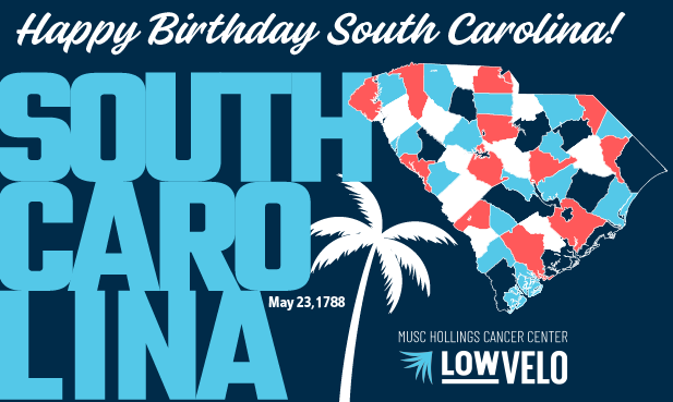 Happy Birthday South Carolina! On May 23, 1788 the Palmetto State became the 8th state! Let's use this day to knock out a small chunk of your fundraising! Raise $23 today to celebrate our beautiful state!