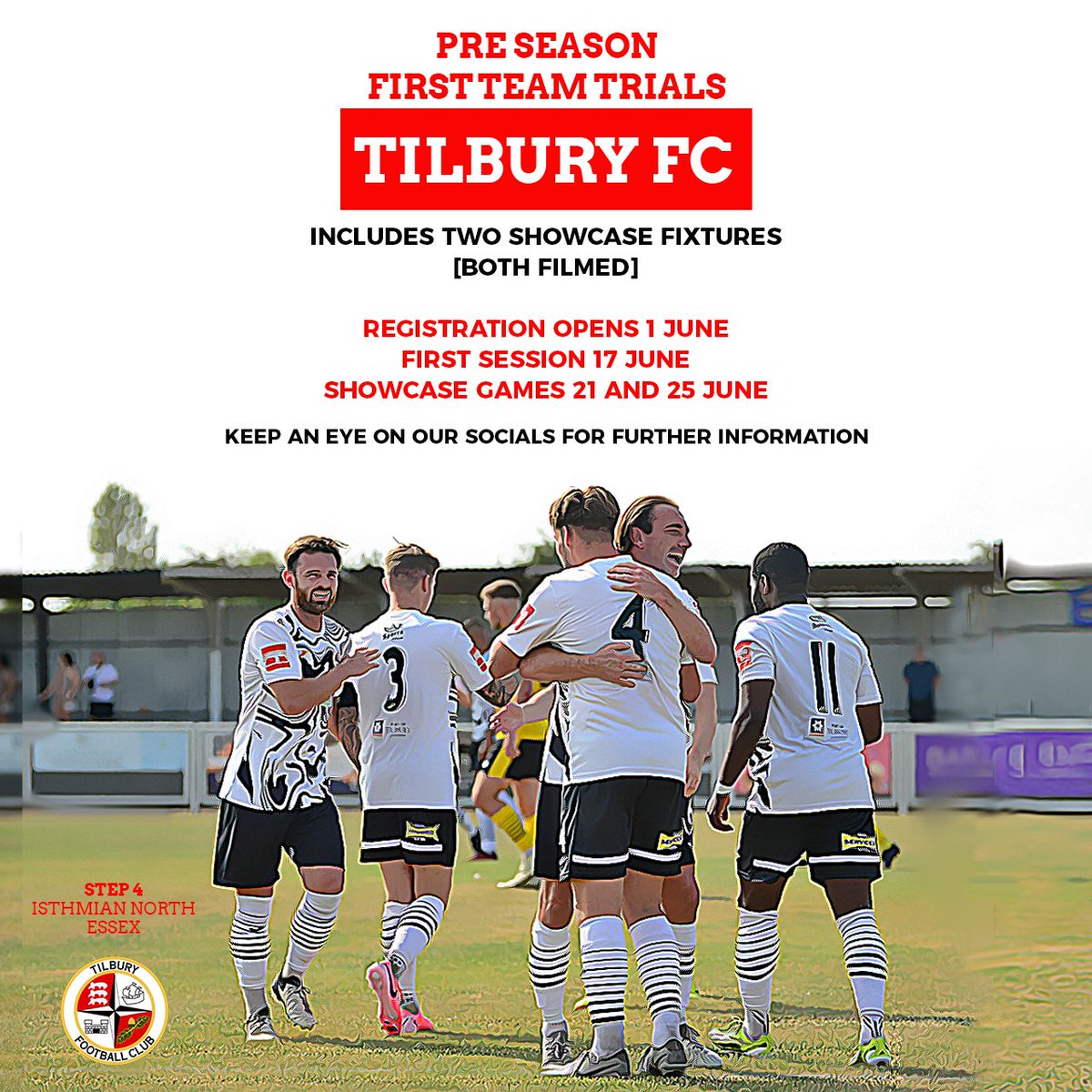 Great opportunity. Make a note. Details to follow.
Registration opens June 1st.
#IsthmianLeague #nonleaguefootball #nonleaguefans