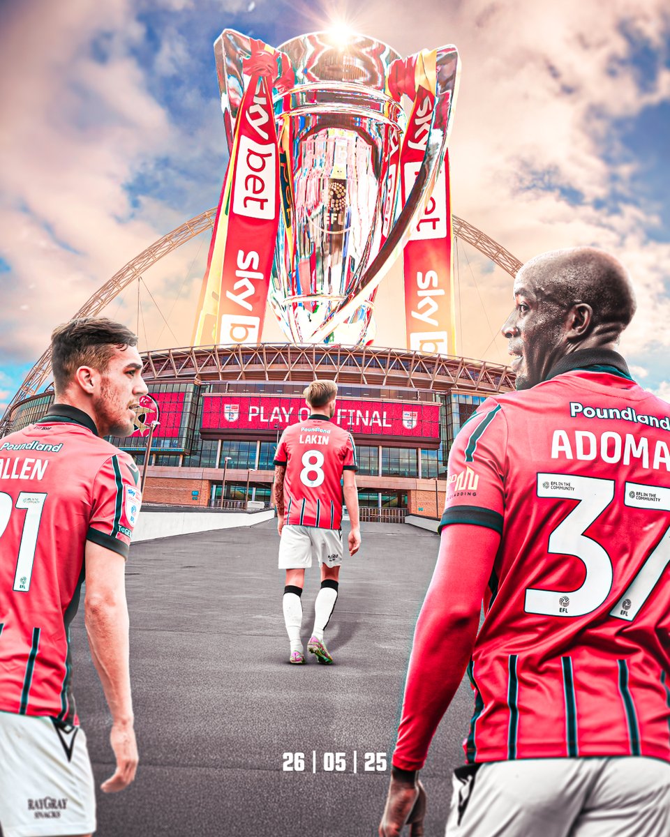 Walsall FC (@wfcofficial) on Twitter photo ๐๐๐๐ ๐๐ ๐๐๐ ๐๐๐๐! ๐
๐ <a href="/AFCWimbledon/">AFC Wimbledon</a>
๐๏ธ Wembley Stadium
โฒ๏ธ 3.01pm ๐๐๐๐ ๐๐ ๐๐๐ ๐๐๐๐! ๐
๐ <a href="/AFCWimbledon/">AFC Wimbledon</a>
๐๏ธ Wembley Stadium
โฒ๏ธ 3.01pm