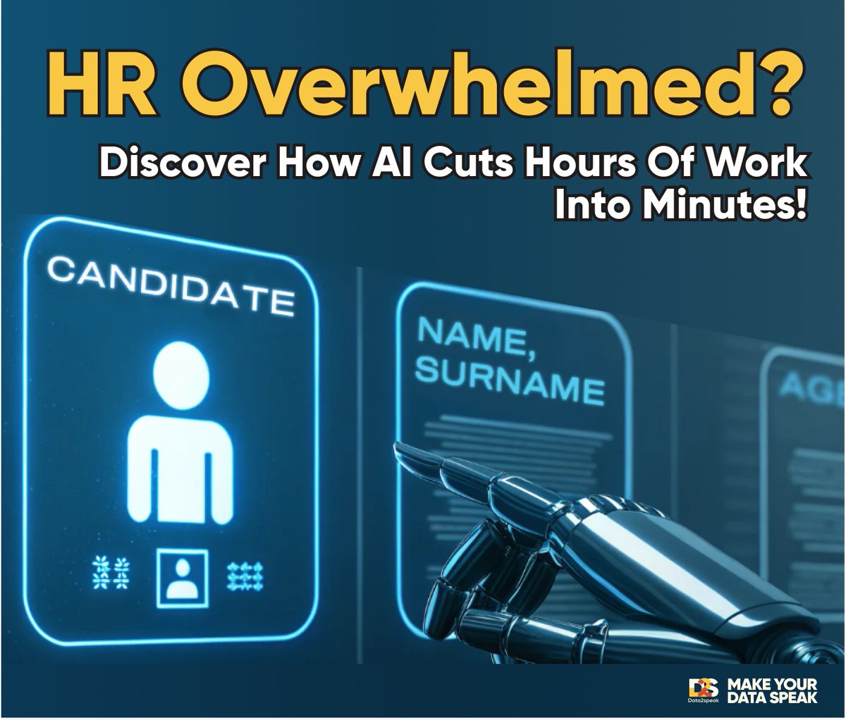 I just published the article: How AI Is Transforming HR!

Key Outcomes and Benefits
- Reduced manual workload
- Transparent scoring
- Prioritized list
- More time for quality candidates
- Better hiring matches

Check it!

medium.com/make-your-data… 

#hr #AIforHR