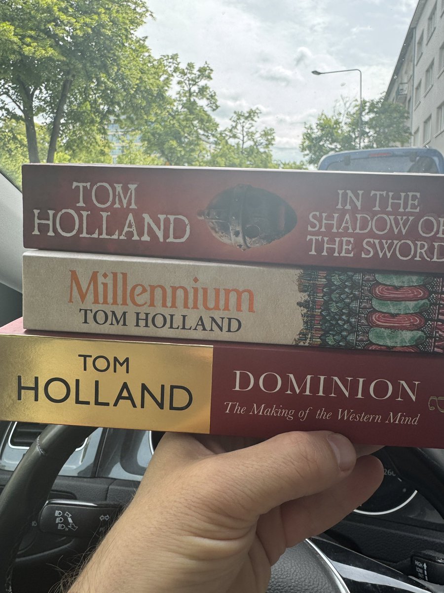 Patrick Ney (@paddyney) on Twitter photo Just mag dumped on <a href="/holland_tom/">Tom Holland</a> books and wondering which to read first and why. Or all 3 at once?! Just mag dumped on <a href="/holland_tom/">Tom Holland</a> books and wondering which to read first and why. Or all 3 at once?!