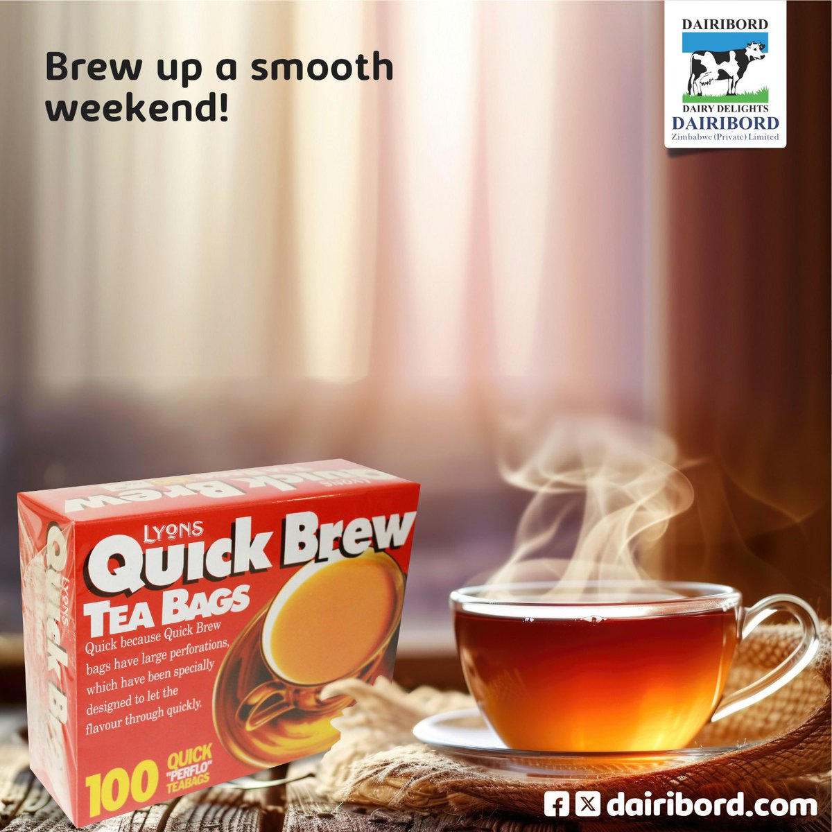 End your week the smooth way! Quick Brew brings you rich moments in just seconds.  Perfect for relaxed mornings or afternoon catch-ups.
#Dairibord #QuickBrew