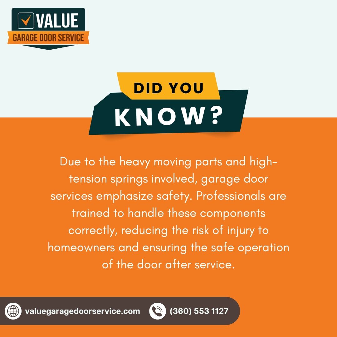 valuegarageds's tweet image. Did you know? Professionals are trained to handle these components correctly, reducing the risk of injury to homeowners and ensuring the safe operation of the door after service.

#ValueGarageDoorService
#VGDS
#GarageDoorRepair
#GarageDoorService