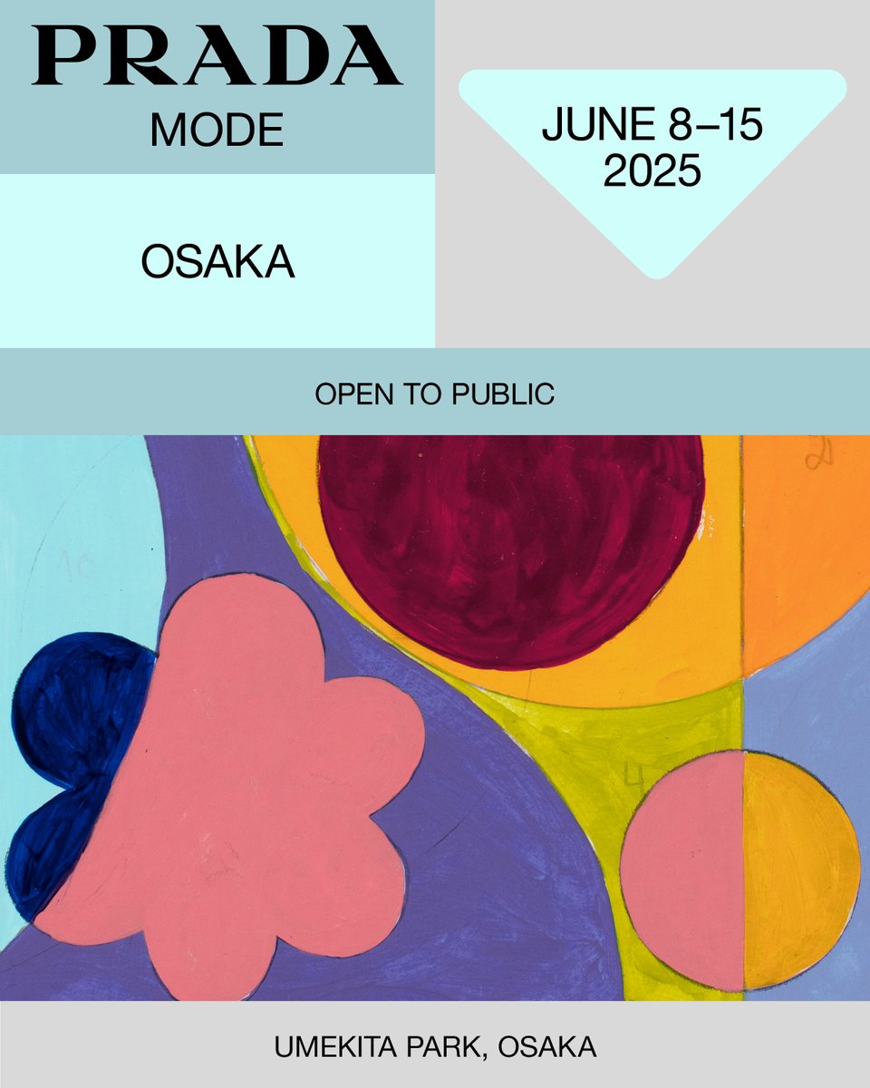 prada_japan's tweet image. #プラダ が展開する現代文化をテーマにしたイベントシリーズ「#PradaMode」がついに大阪に初上陸。

建築家・妹島和世のキュレーションによる多彩なコンテンツが期間限定で展開されます。

一般公開：6月8日(日)～15日(日) 入場無料 (予約制)

詳細はこちら
tinyurl.com/5n7s24bw

#Prada