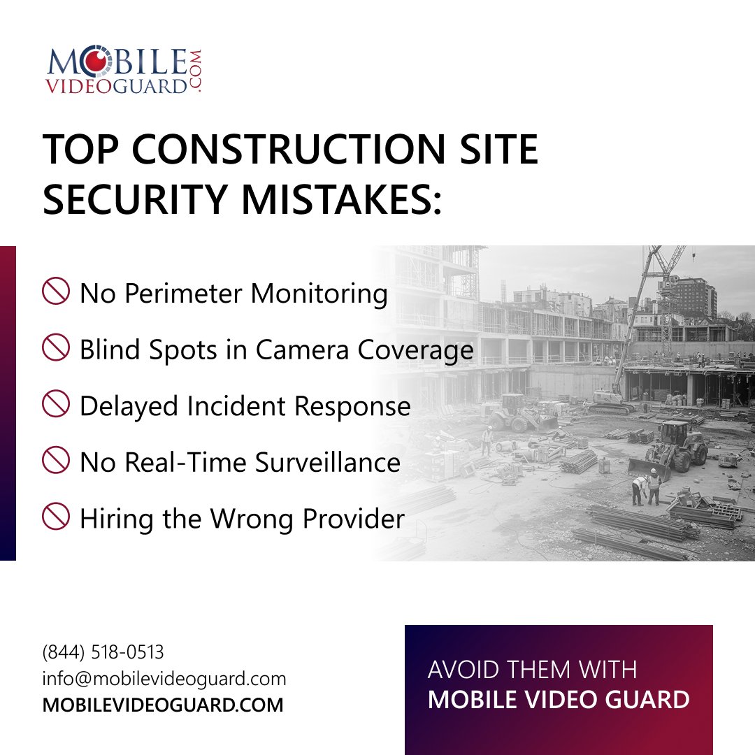 Fences don’t stop determined thieves.
The #1 mistake construction sites make is relying on passive security. Learn why real-time monitoring and mobile video surveillance are the only way to stay protected. Read more: mobilevideoguard.com/the-1-mistake-…