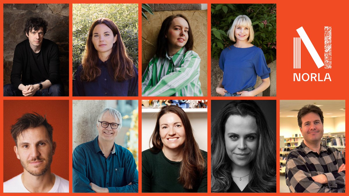 NORLA Launches Author Talent Program: New Voices 
for Children/YA:
Fabian Christensen, Julia Kahrs, Sigbjørn Lilleeng, Arne Lindmo, Reidar Müller, Pernille Radeid, Cathrine Sandmæl, Kristine Rui Slettebakken and Gøril Sæther
linktr.ee/norwegianliter…

#NorwegianKidLit #NorwegianLit