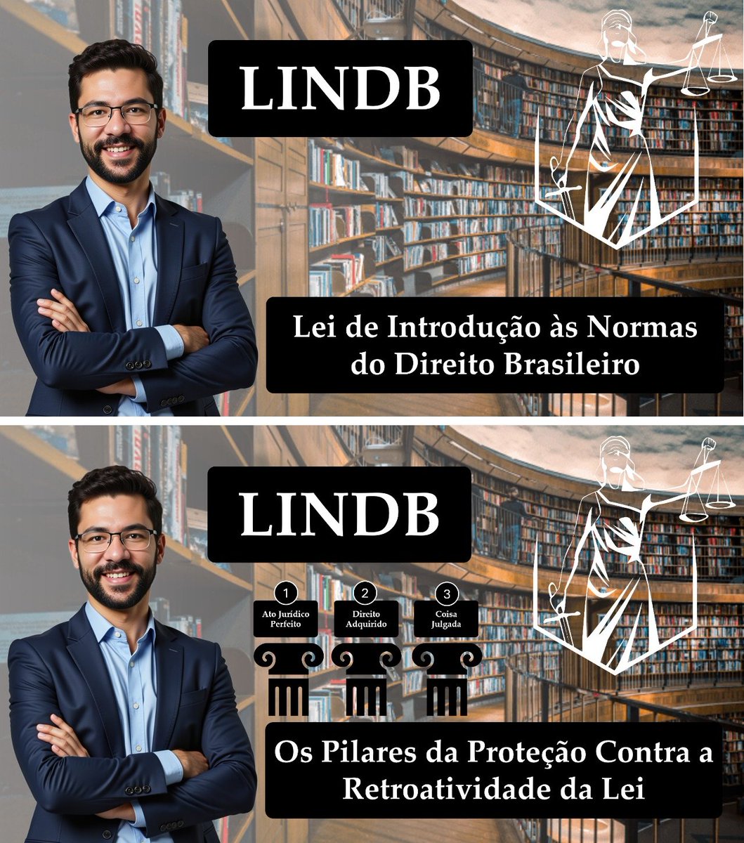 Mauricio_Cass's tweet image. Seguem temas de 2 vídeos que estou gravando para meu canal  youtube.com/@abreocodigo: 1 - #LINDB e 2 - Os Pilares da Proteção Contra a Retroatividade da Lei (Ato Jurídico Perfeito, Direito Adquirido e Coisa Julgada).