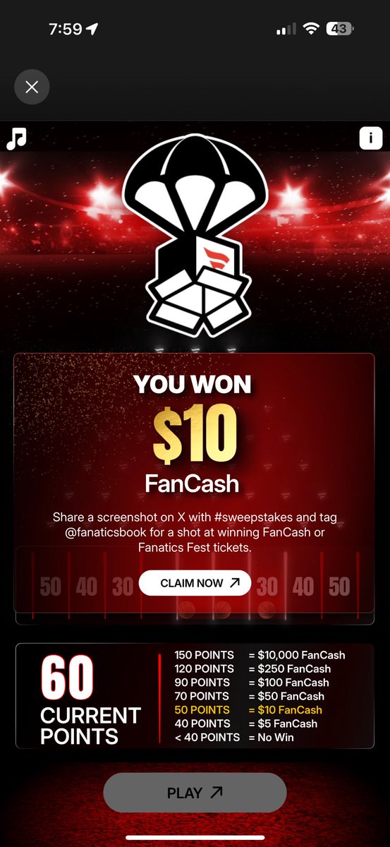 iBall πΏπΆπππ―π± (@itzlazytv) on Twitter photo Cashed on a morning play, and went to get my fancash, won big for 3 weeks time to let someone else win big so a quick 10! Shoutout to <a href="/FanaticsBook/">Fanatics Sportsbook</a> for being the best book out right now β
Cashed on a morning play, and went to get my fancash, won big for 3 weeks time to let someone else win big so a quick 10! Shoutout to <a href="/FanaticsBook/">Fanatics Sportsbook</a> for being the best book out right now β