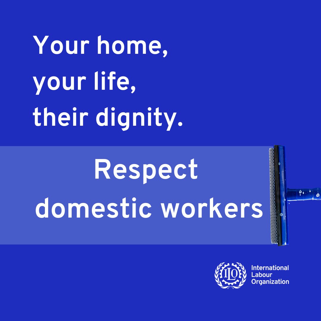 🏡 They support your lifestyle. Let's support their rights. #DecentWork