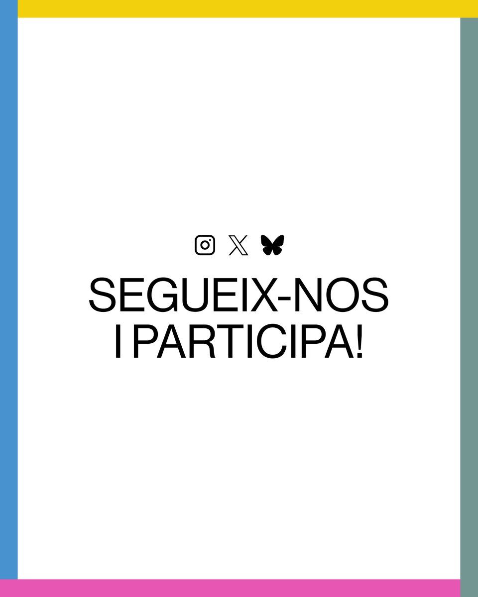 Transvers, Festival de Poesia Tarragona (@transverspoesia) on Twitter photo ENS ADHERIM AL <a href="/noucongres/">Congrés de Cultura Catalana</a> DE CULTURA CATALANA 🙌
Al moviment social dels #PaïsosCatalans per imaginar, debatre i construir col·lectivament un demà que ens il·lusioni!
Un projecte col·lectiu que transformi els reptes en oportunitats, i tu, també hi participes? ENS ADHERIM AL <a href="/noucongres/">Congrés de Cultura Catalana</a> DE CULTURA CATALANA 🙌
Al moviment social dels #PaïsosCatalans per imaginar, debatre i construir col·lectivament un demà que ens il·lusioni!
Un projecte col·lectiu que transformi els reptes en oportunitats, i tu, també hi participes?