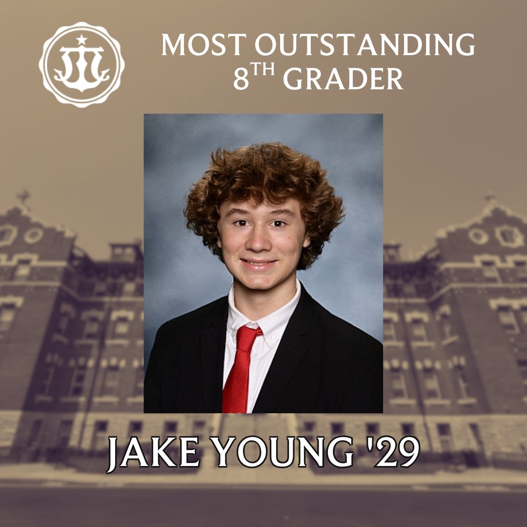 WeAreChaminade's tweet photo. Congratulations to our Middle School Award winners!

-OUTSTANDING 8TH GRADER AWARD:  Jake Young '29
-SCHOLAR-ATHLETE AWARD:  Johnny Piazza '29
-MIDDLE SCHOOL TEACHER OF THE YEAR:  Mr. Chris Chiburis! https://t.co/TWuTIiQ5D2
