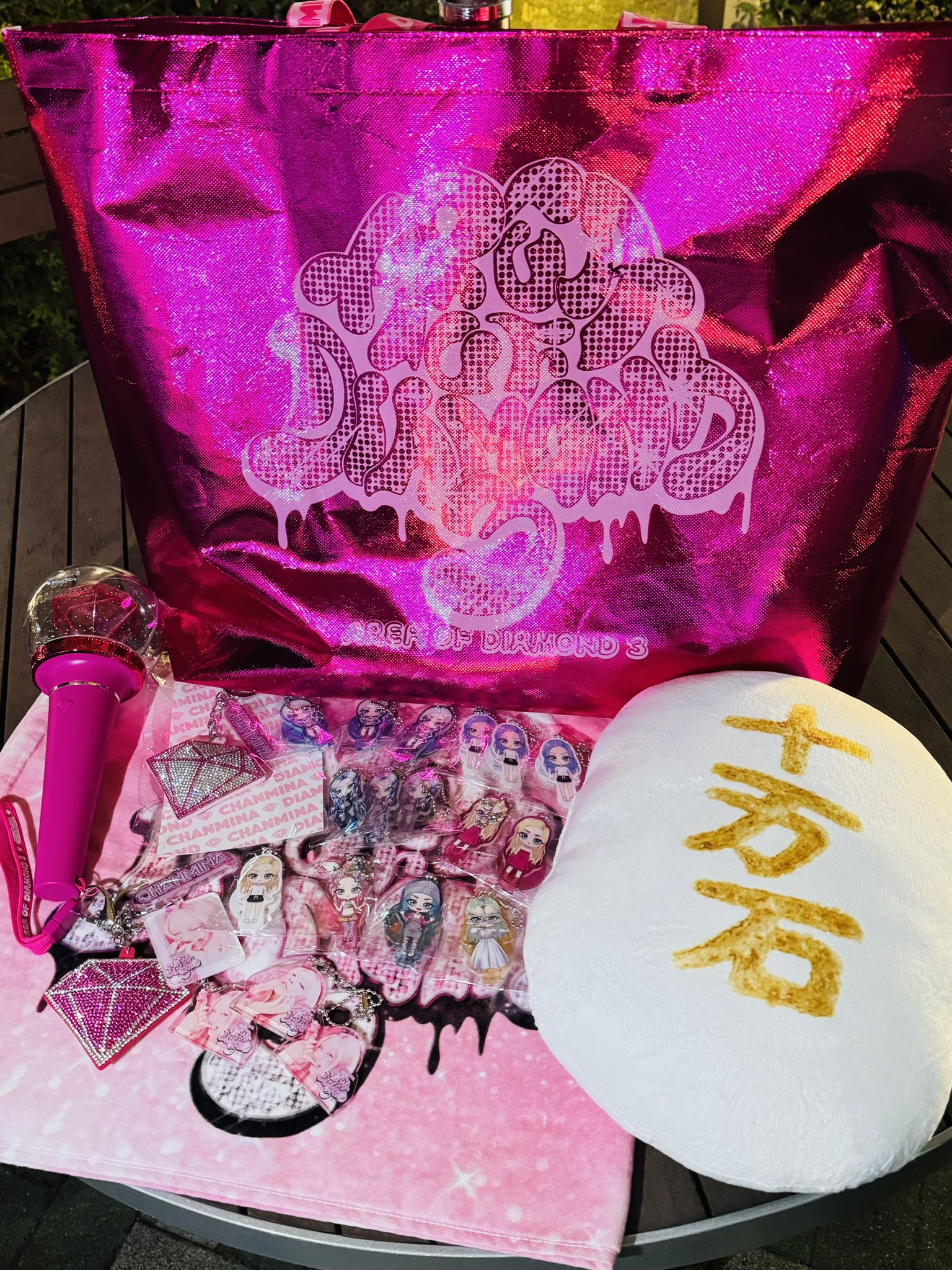 ちゃんみな AREAOFDIAMOND3 Tシャツ ピンク ④ ちゃんみな area