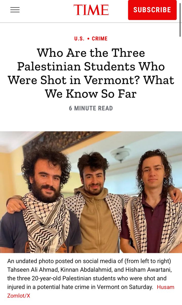 isaiah_bb's tweet photo. Nor when a man shot three Palestinian college students in Vermont after yelling that Muslims must die https://t.co/YvXdZBeTBA