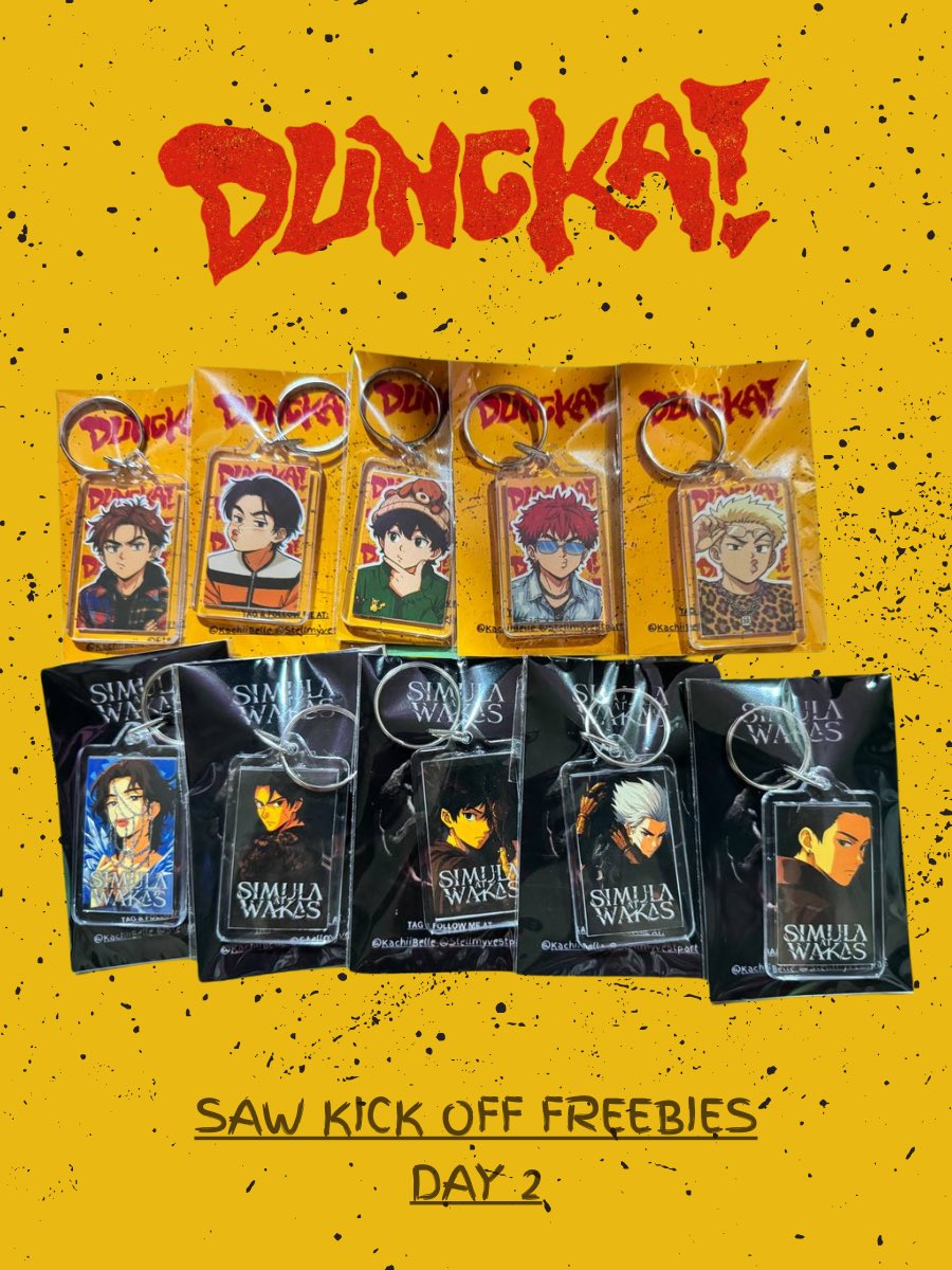 Stellmyvestpart's tweet photo. DAY 1 And DAY 2 Actual Freebies hihi
See youu guys! ✨🫶🏻

@SB19Official #SB19 #SaWWorldTourKickoff
#SaWWorldTourKickoffFreebies https://t.co/qQwlxLSqlO