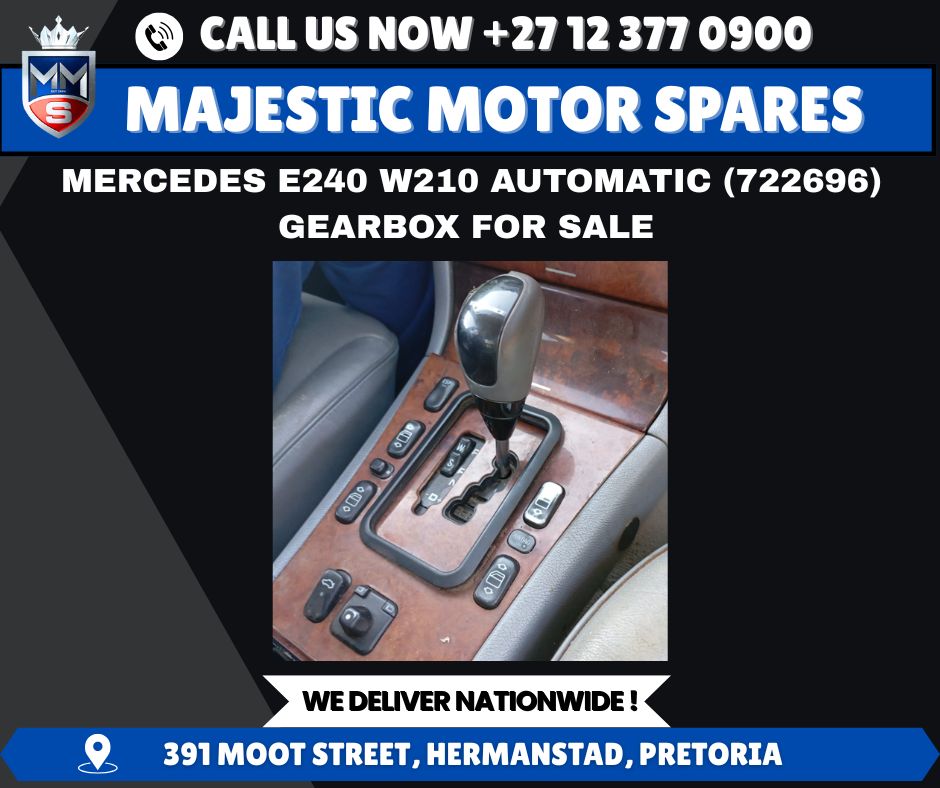 SpareMotor's tweet image. Mercedes-Benz E240 W210 Automatic gearbox (722696) for Sale – Second hand
#MercedesE240 #W210 #AutomaticGearbox #UsedTransmission #MercedesParts #SecondHandGearbox #5SpeedAuto #MercedesBenz #CarPartsForSale #EClassGearbox #MercedesAutoBox
majesticmotorspares.co.za