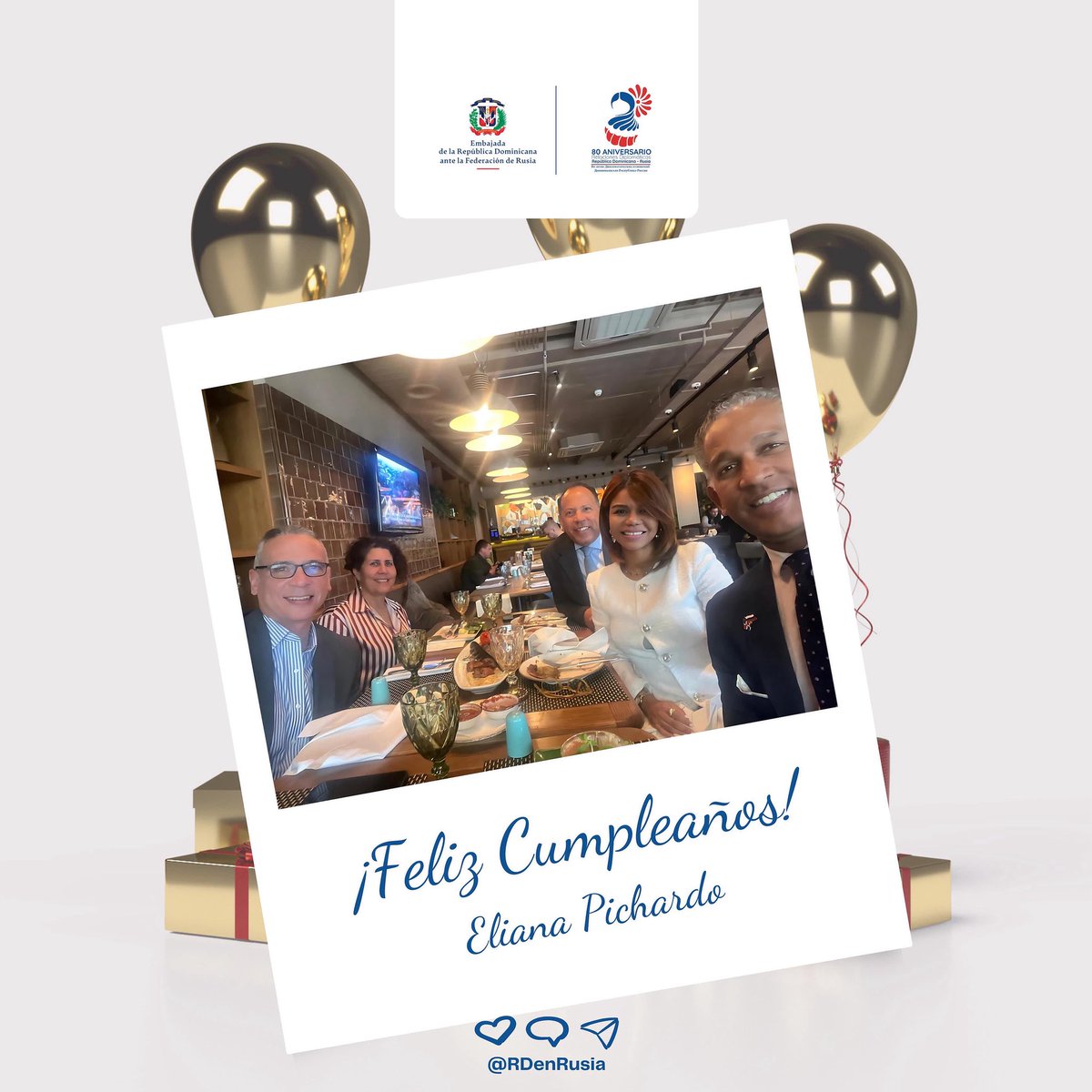 RDenRusia's tweet photo. Felicidades a nuestra colega https://t.co/cHXUWQ7TB8