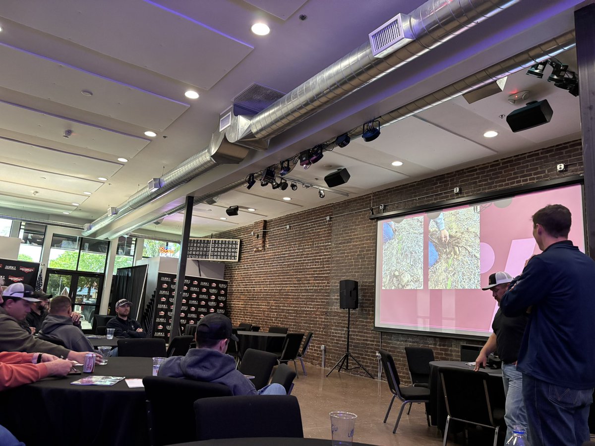 Jake and Matt getting folks up to speed on products and early season performance. We even had special guest <a href="/CraigSolomon88/">Craig Solomon</a> in the house.