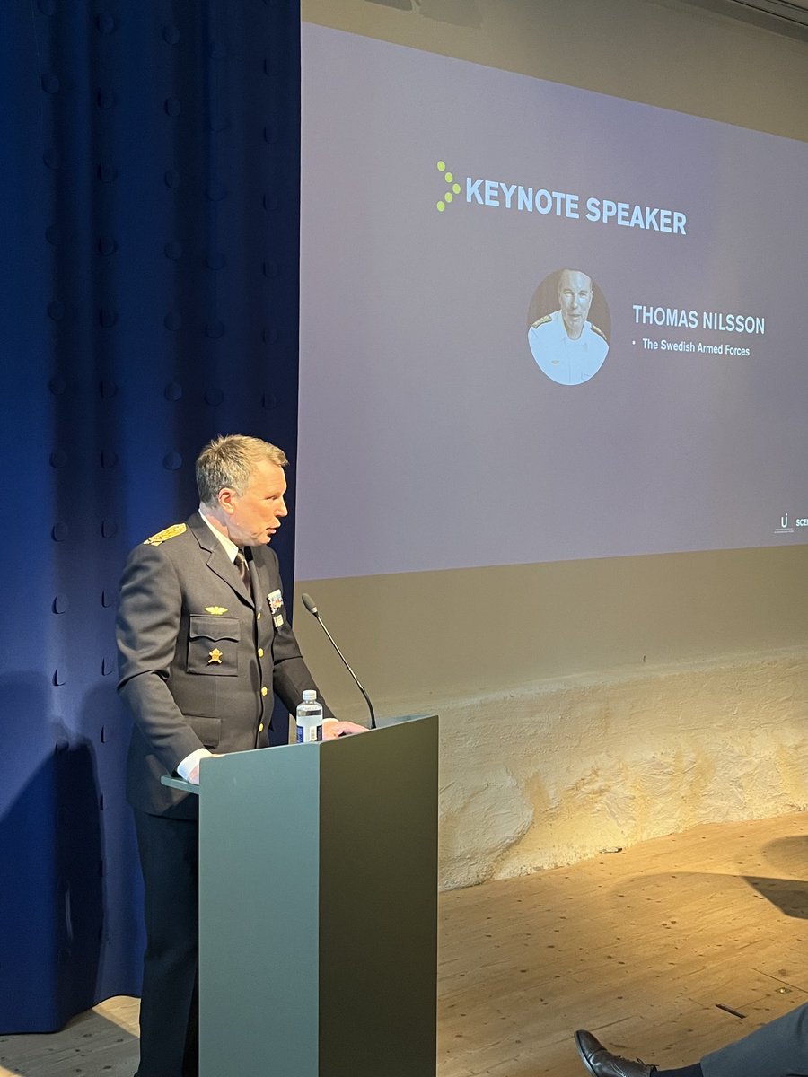 FLojdquist's tweet photo. Great wrap up of #SCEEUS @UISweden conference ”The Future Russian Way of War” with 🇸🇪 General Thomas Nilsson @Forsvarsmakten & Professor Roy Allison @UniofOxford as concluding keynote speakers. Lots of food for thought! https://t.co/d6CoVY632H