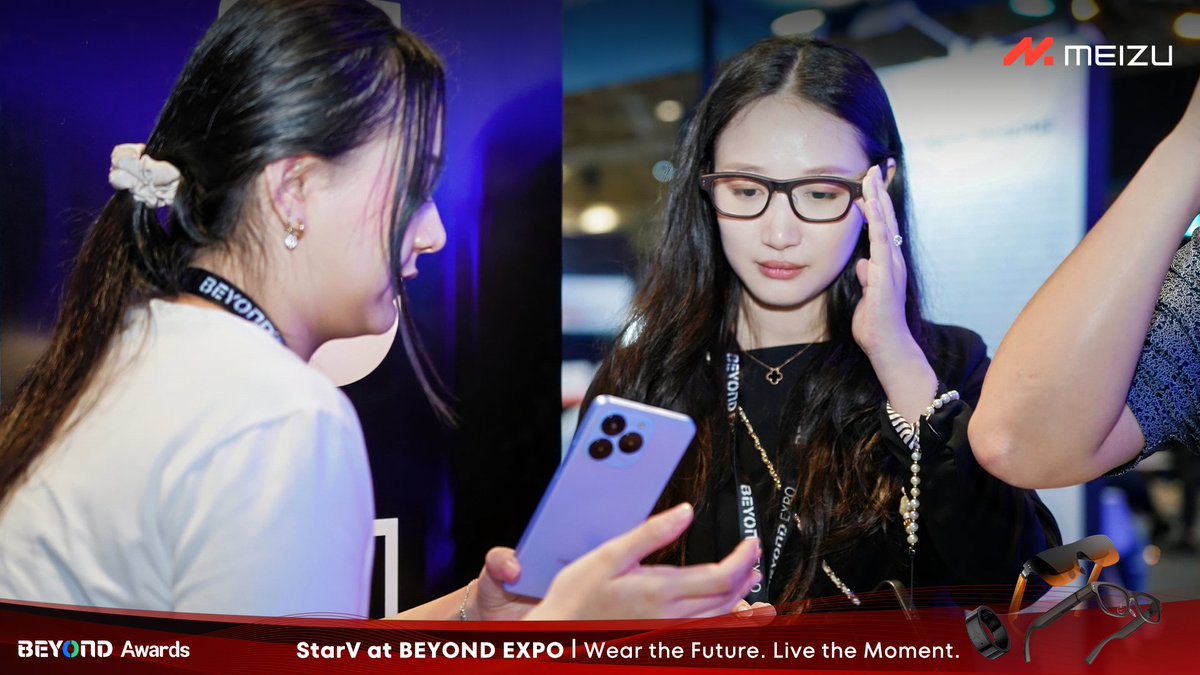 MEIZU's tweet photo. We’re proud to showcase the power of innovation through StarV Air2, StarV View, and StarV Ring2.
A heartfelt thank you to all our partners and supporters for joining us on this journey of smart living.
#Meizu #BEYONDExpo2025 #StarVAir2 #StarVView #StarVRing2 #Macau https://t.co/pqQJRRz7JI
