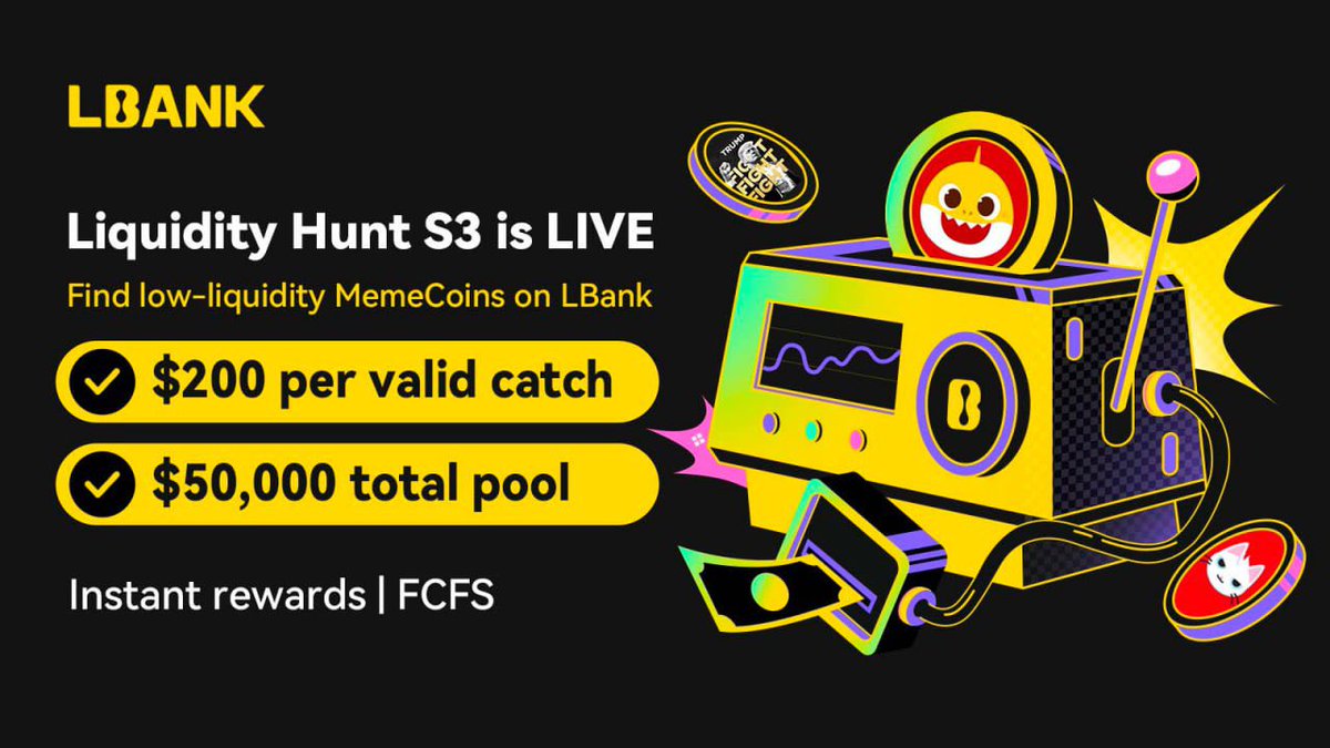 🍕🚀 #LBankHunt Season 3 x Pizza Day Special! 🚀🍕

Celebrate Bitcoin Pizza Day by hunting for liquidity gaps—and earn your slice of a 50,000 USDT prize pool! 🔍💸

🍕 How to Join:
1️⃣ Quote this tweet + tag <a href="/LBank_Exchange/">LBank.com</a>
2️⃣ Spot a Memecoin with lower liquidity on LBank vs
