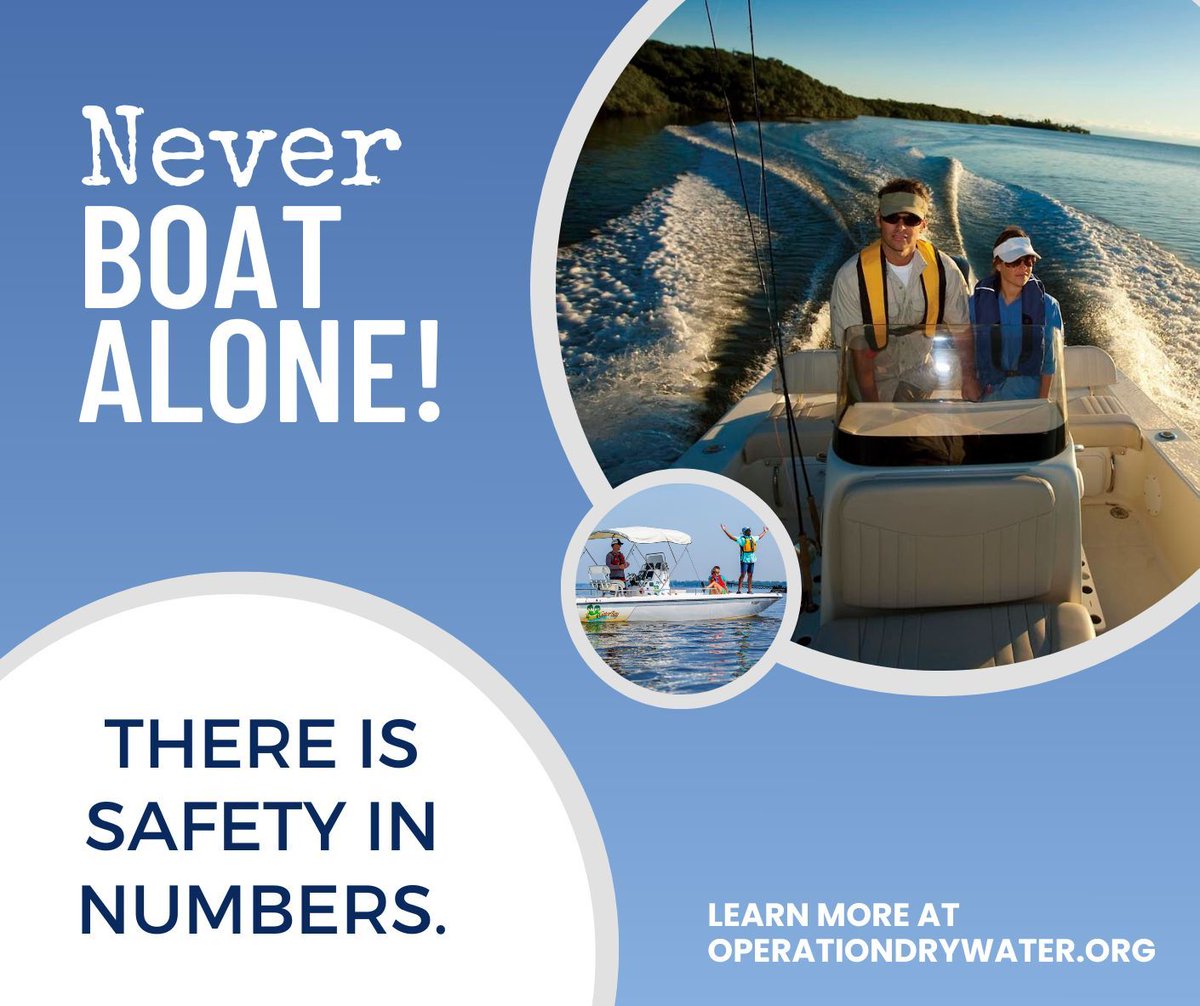 If you encounter trouble while out on the water alone, you must rely solely on your own skills and resources to navigate back to safety. However, when you’re boating with others, you can tap into their expertise and resources for assistance. #OperationDryWater
