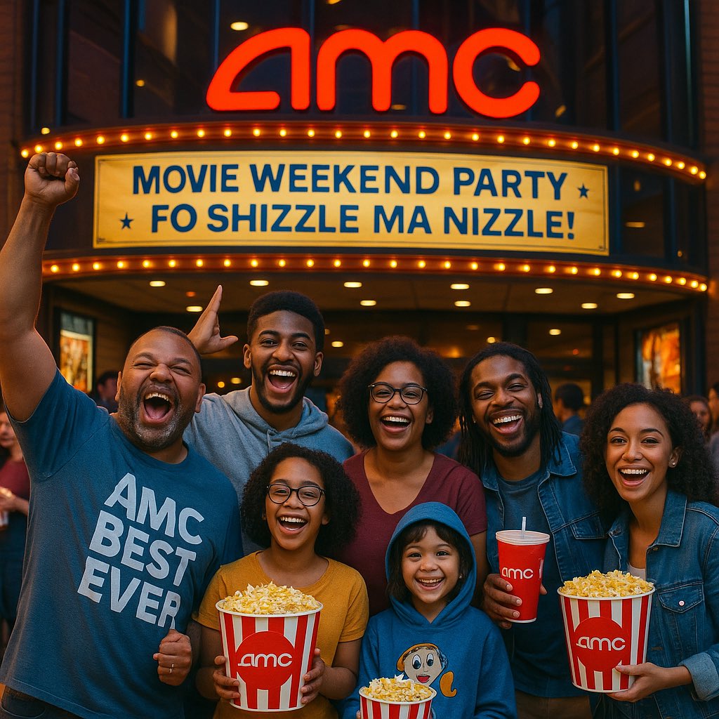 zbd02835830's tweet photo. @CEOAdam Movie weekend is hereโletโs go! Take your family and head to the best movie theater on the planetโAMC! ๐ฌ๐ฟ Like I said, itโs gonna be a party this weekend, fo shizzle ma nizzle! ๐๐ฆ๐ #AMC #MovieNight #amcapes #loveAmc ๐พ๐ฅ๐บ๐ธ๐ https://t.co/39Go0OxXmq